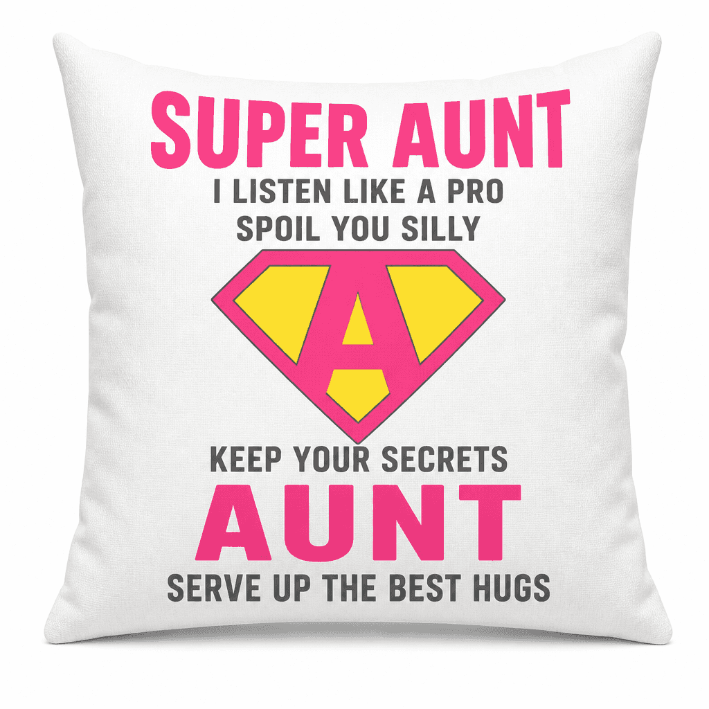 SUPER AUNT Best Hugs - Pillow