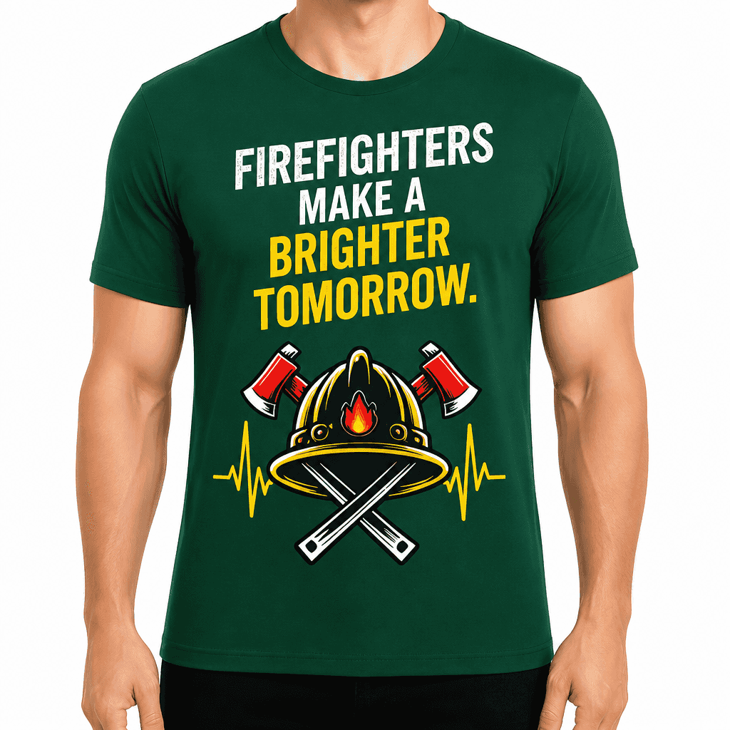 Firefighter T-Shirt β Firefighters make a brighter tomorrow.