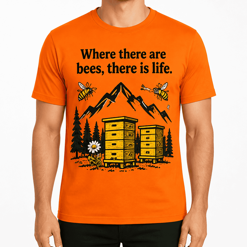 Beekeeper T-shirt β Where there are bees, there is life.