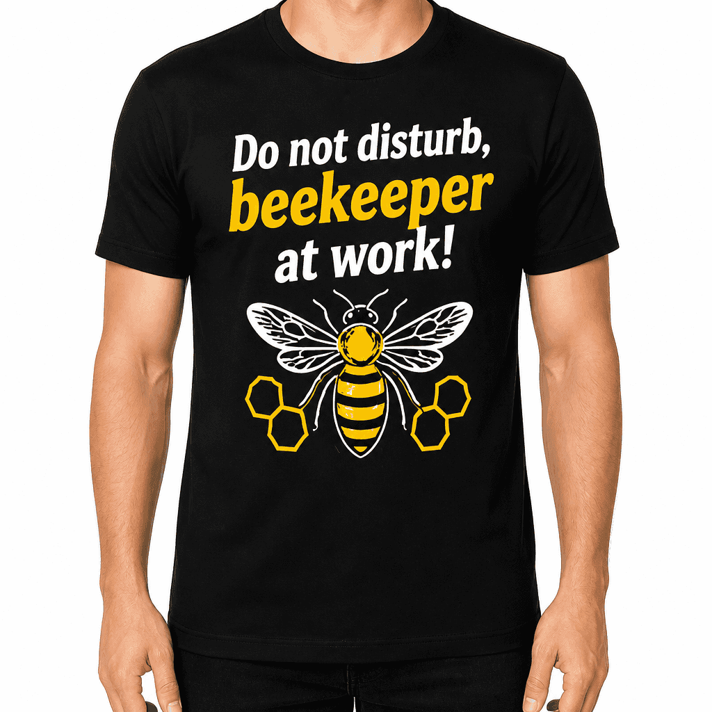 Beekeeper T-shirt β Do not disturb, beekeeper at work!