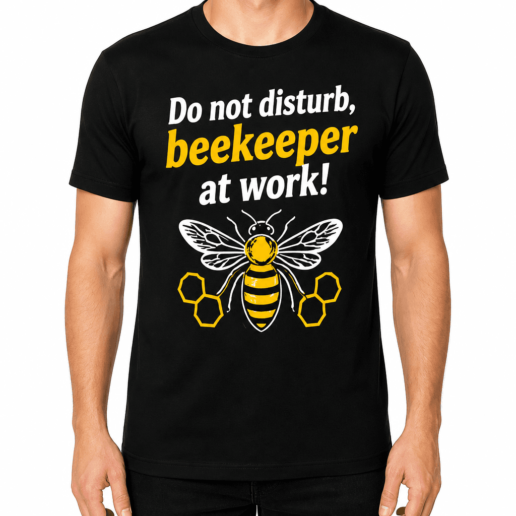Beekeeper T-shirt β Do not disturb, beekeeper at work!