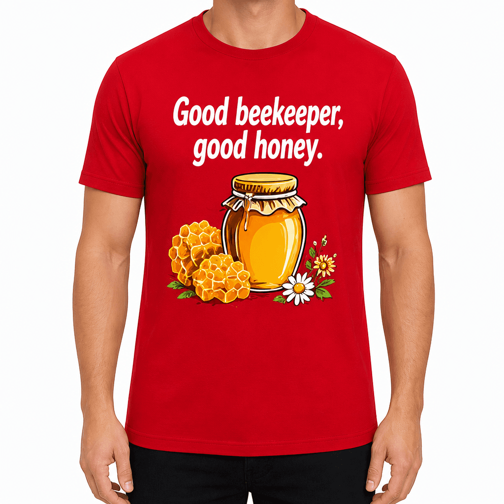 Beekeeper T-shirt – Good beekeeper, good honey.