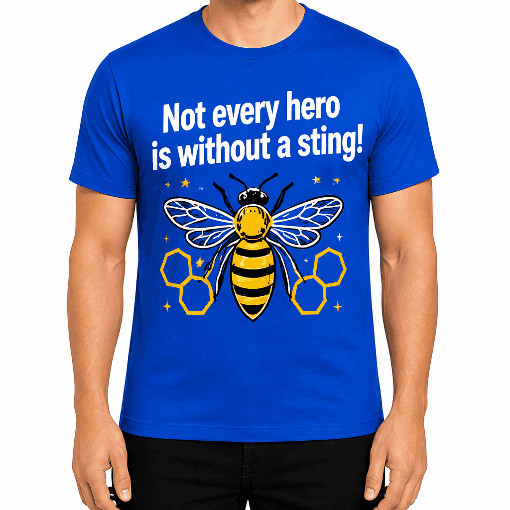 Beekeeper T-shirt β Not every hero is without a sting!