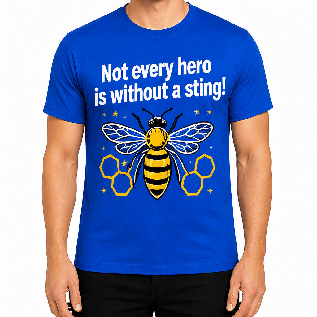 Beekeeper T-shirt β Not every hero is without a sting!