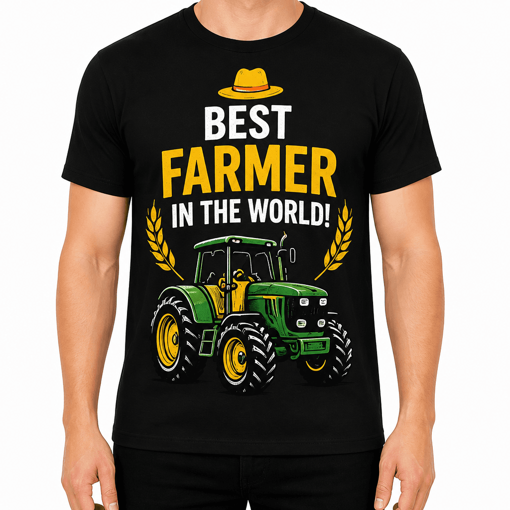 Farmer T-shirt – BEST FARMER IN THE WORLD!