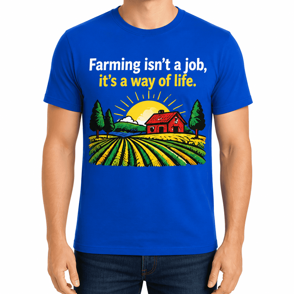 Farmer T-shirt β Farming isnβt a job, itβs a way of life.