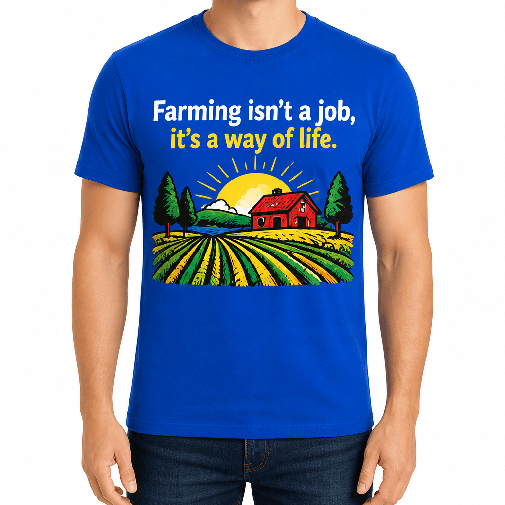 Farmer T-shirt – Farming isn’t a job, it’s a way of life.