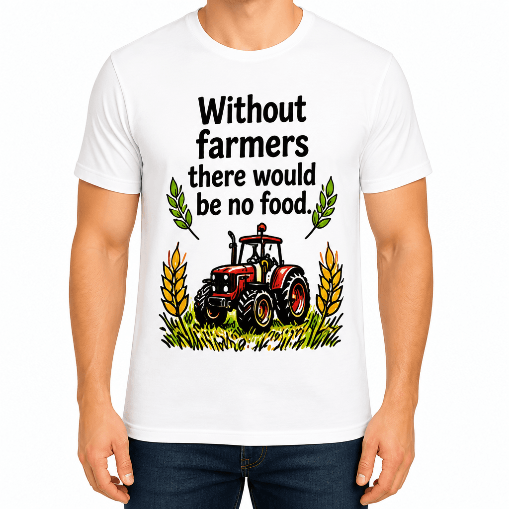Farmer T-shirt – Without farmers there would be no food.