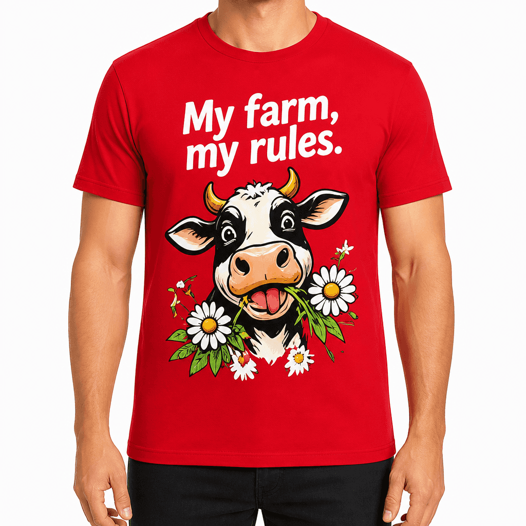 Farmer T-shirt β My farm, my rules.