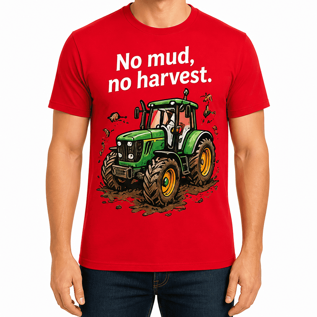 Farmer T-shirt β No mud, no harvest.