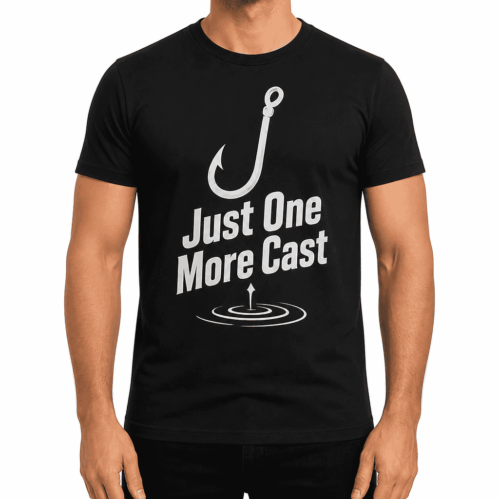 Angler T-shirt β Just One More Cast