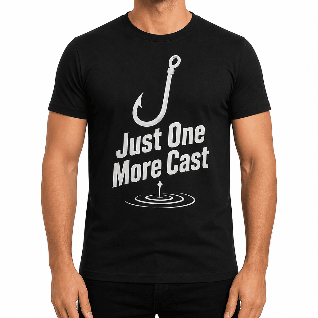 Angler T-shirt – Just One More Cast