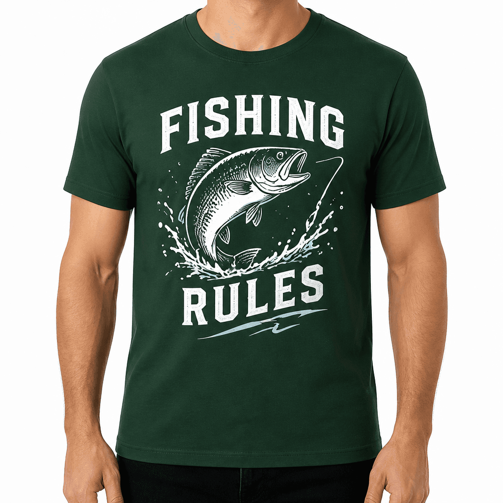 Angler T-shirt – Fishing Rules
