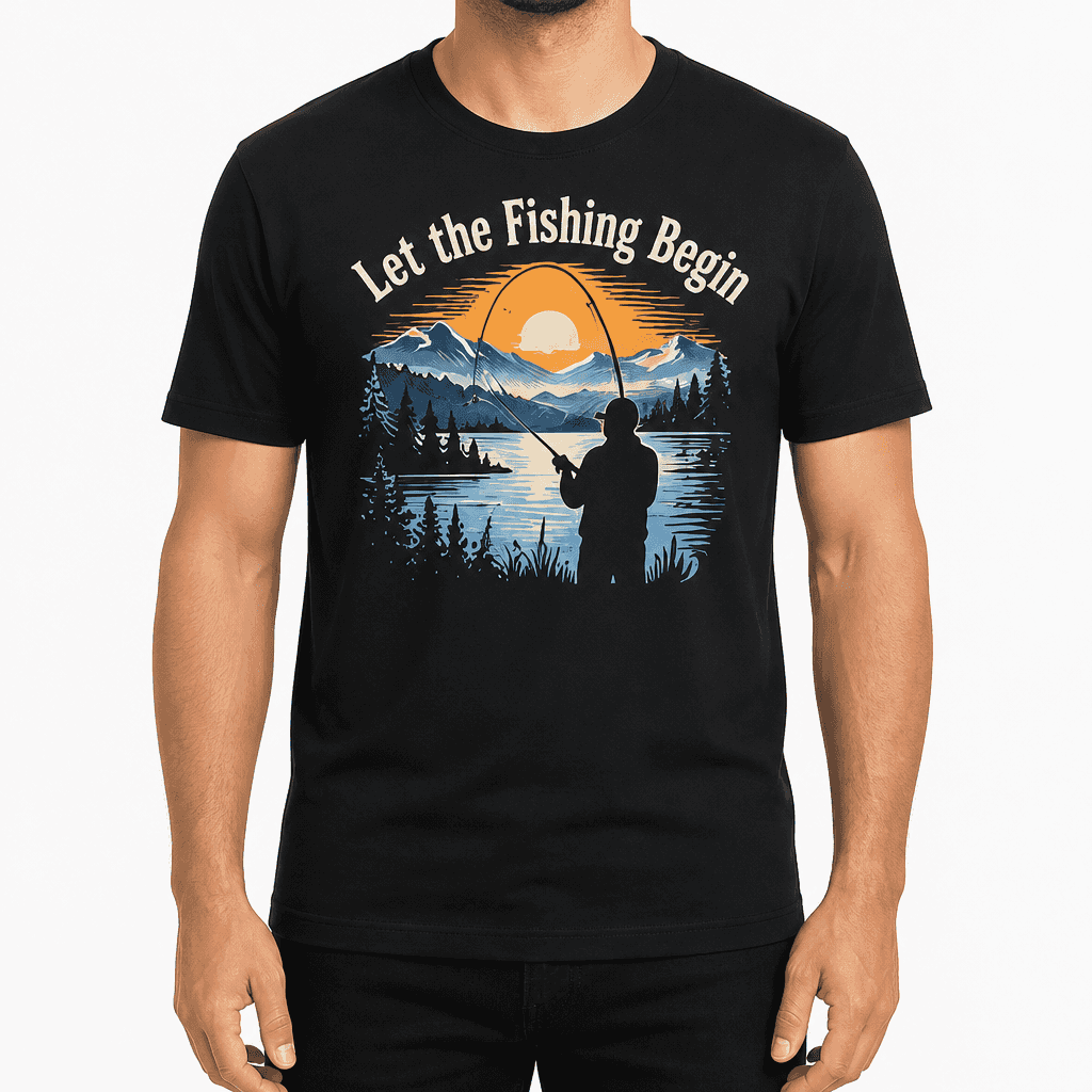 Angler T-shirt β Let the Fishing Begin