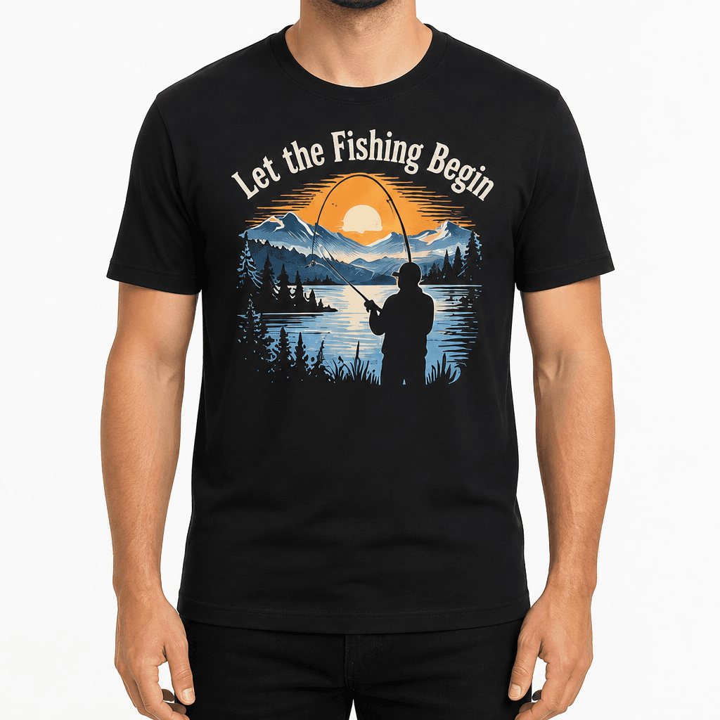 Angler T-shirt – Let the Fishing Begin