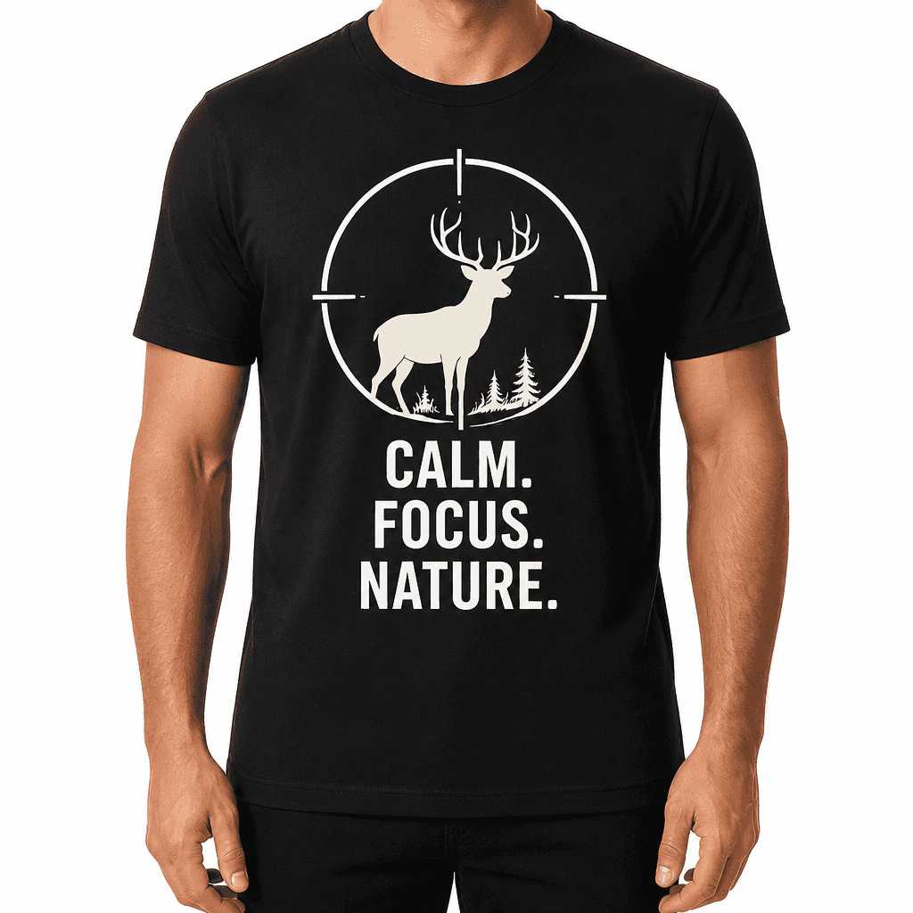 Hunter T-Shirt – CALM. FOCUS. NATURE.