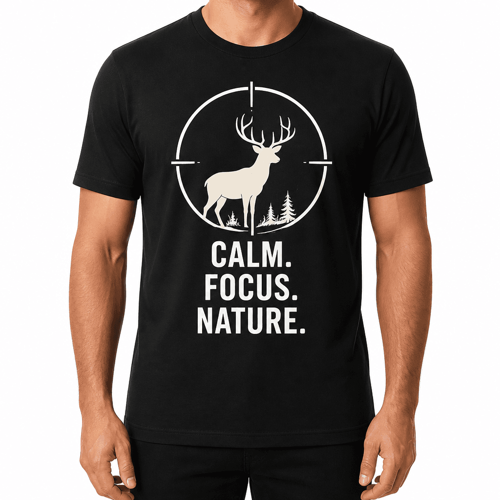 Hunter T-Shirt β CALM. FOCUS. NATURE.