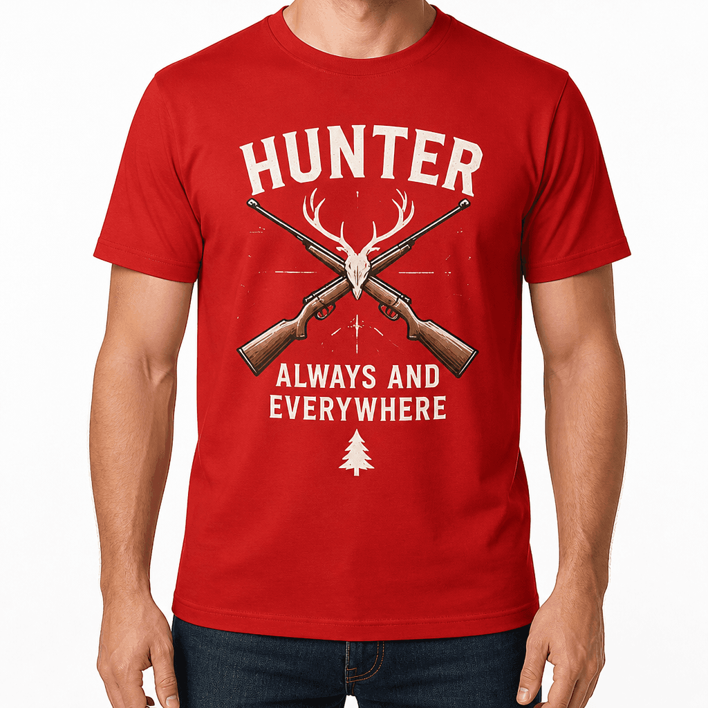 Hunter T-Shirt β HUNTER ALWAYS AND EVERYWHERE