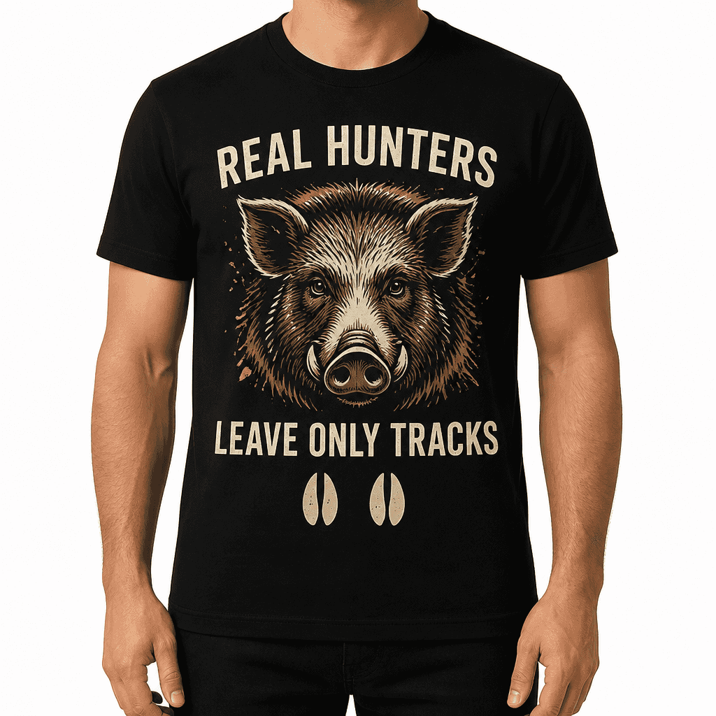 Hunter T-Shirt – REAL HUNTERS LEAVE ONLY TRACKS
