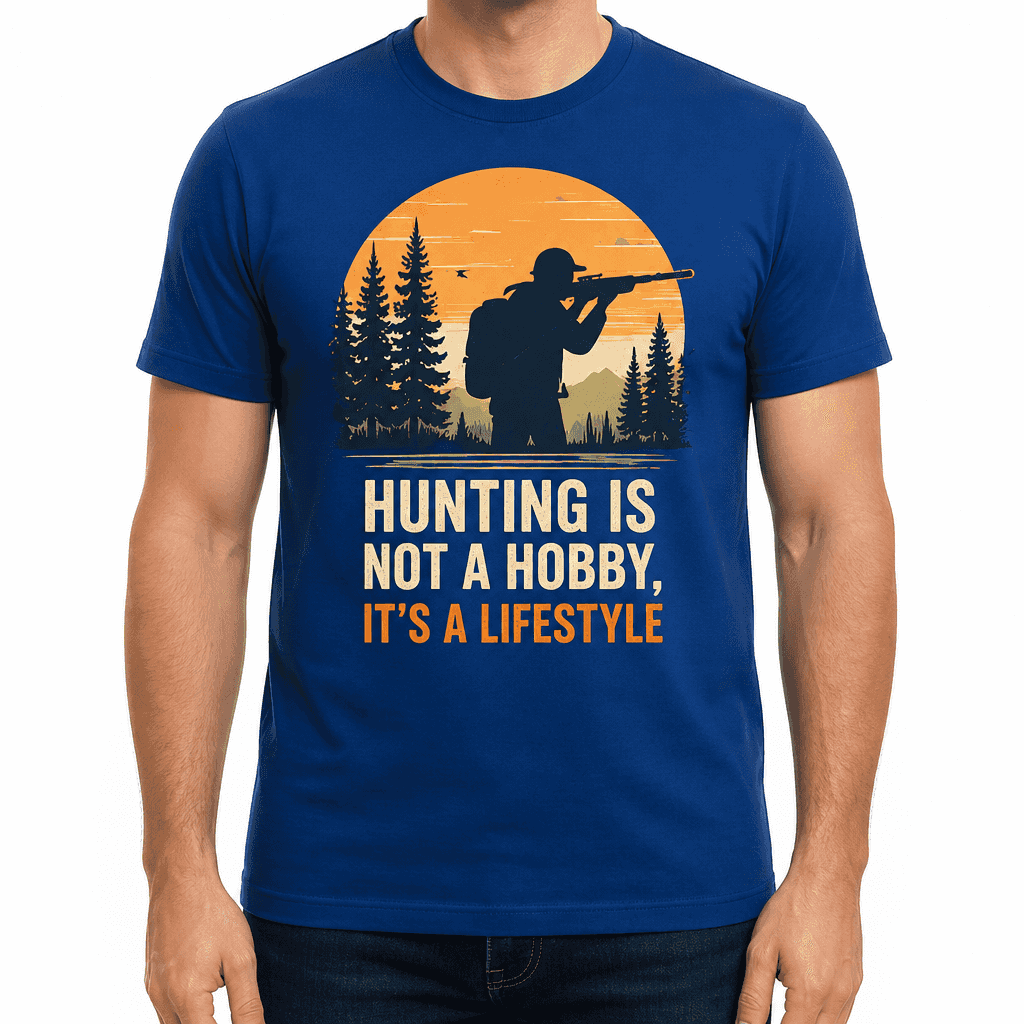 Hunter T-Shirt – HUNTING IS NOT A HOBBY, IT'S A LIFESTYLE