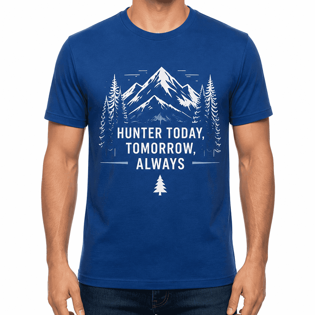 Hunter T-Shirt – HUNTER TODAY, TOMORROW, ALWAYS
