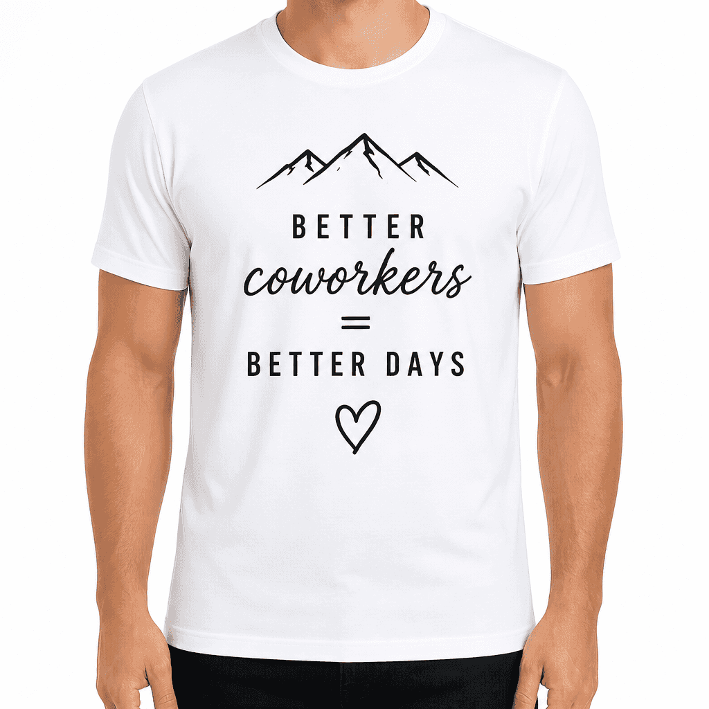Coworker T-shirt β BETTER COWORKERS = BETTER DAYS