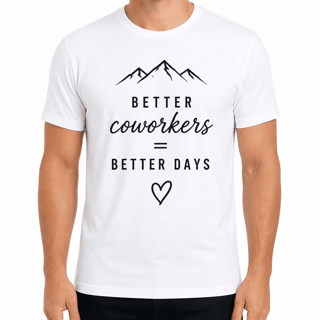 Coworker T-shirt β BETTER COWORKERS = BETTER DAYS