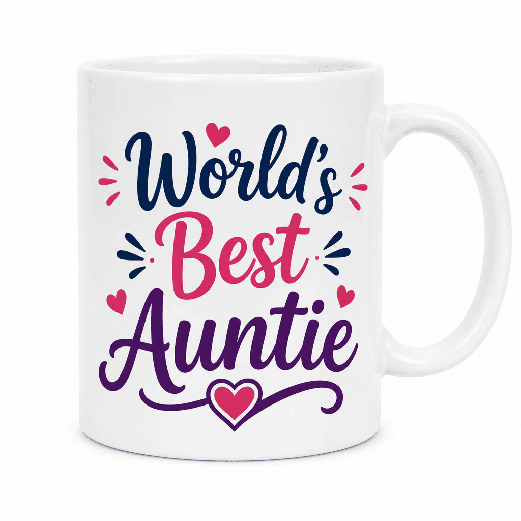 Funny Mug – World's Best Auntie