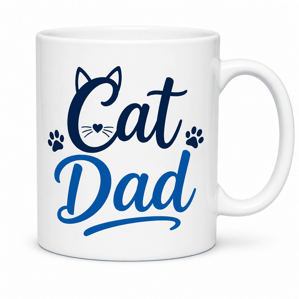 Cat Dad Funny Mug