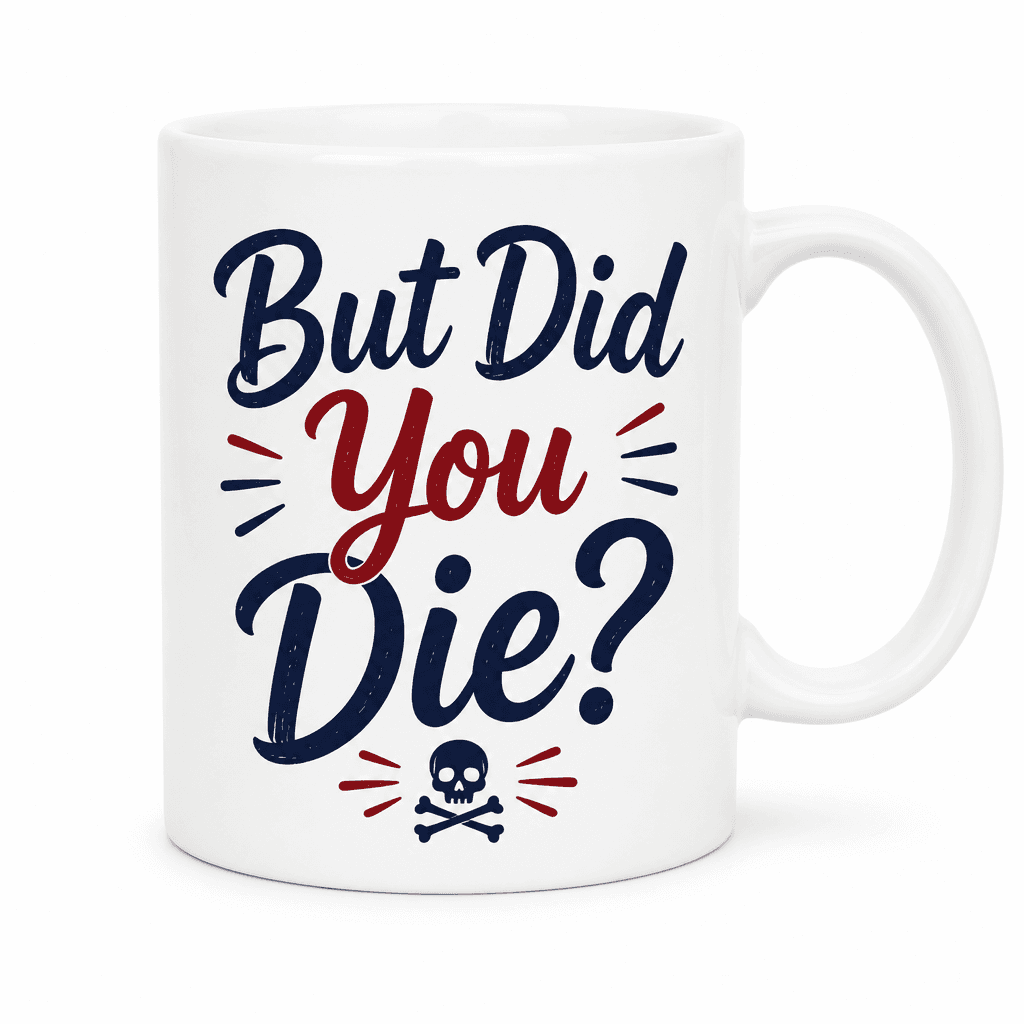 But Did You Die? Funny Mug