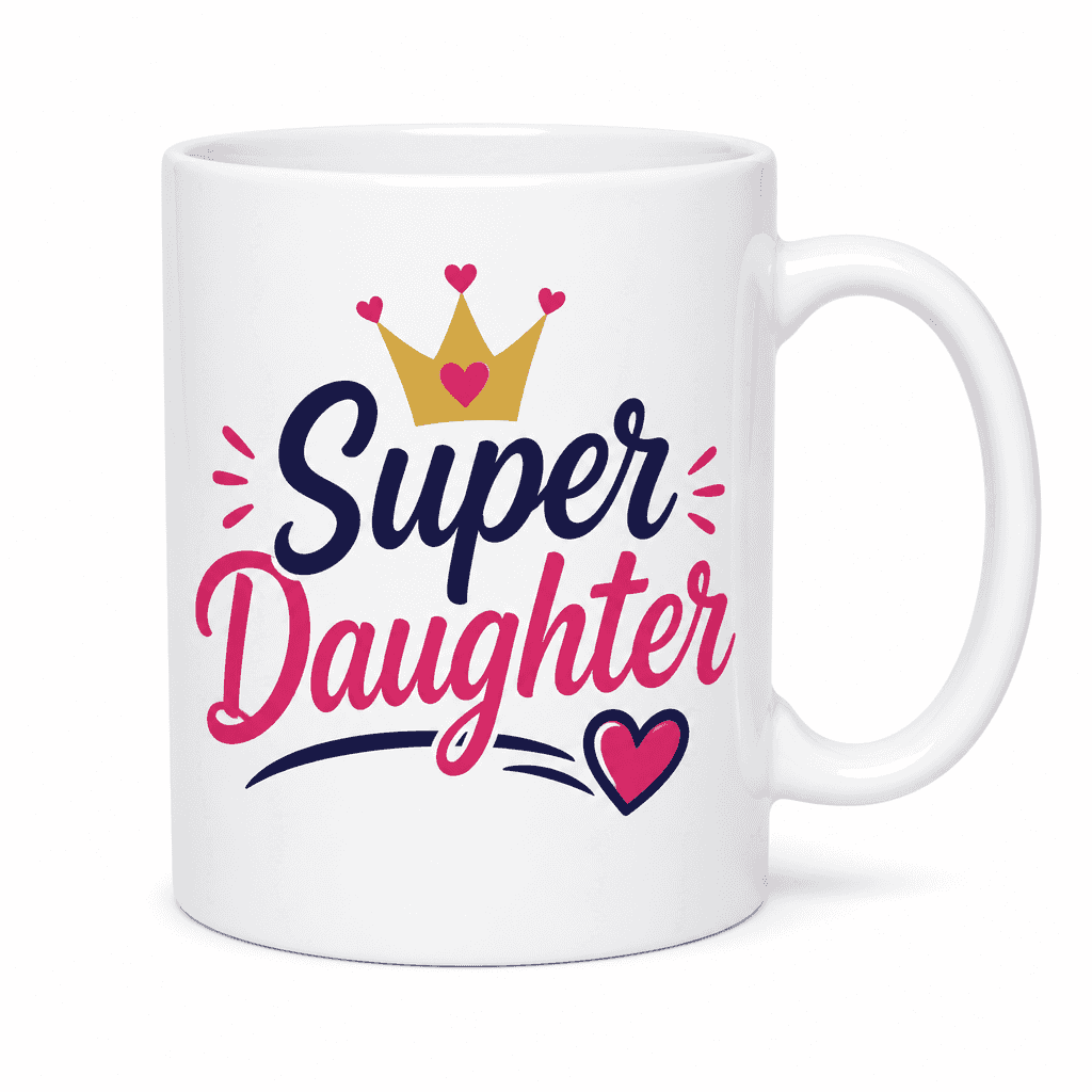 Funny Mug โ Super Daughter