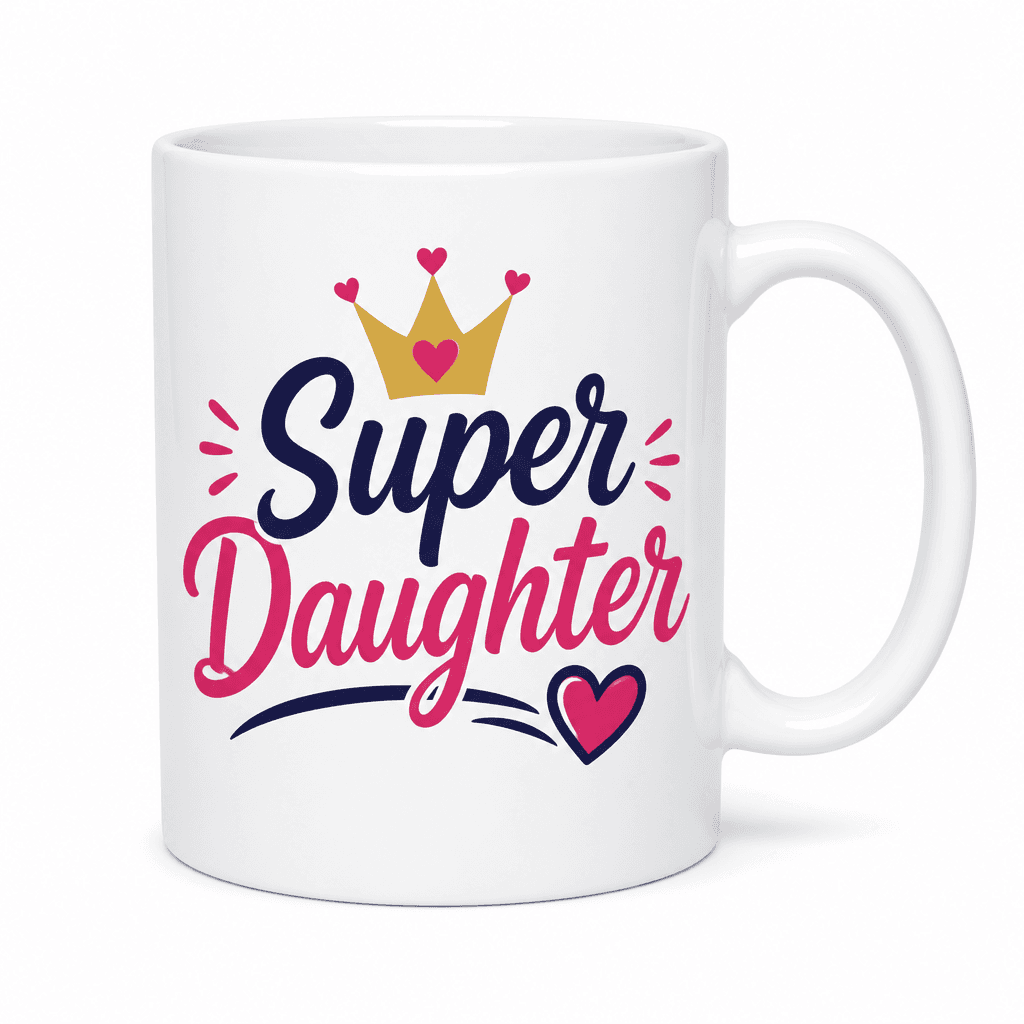 Funny Mug – Super Daughter
