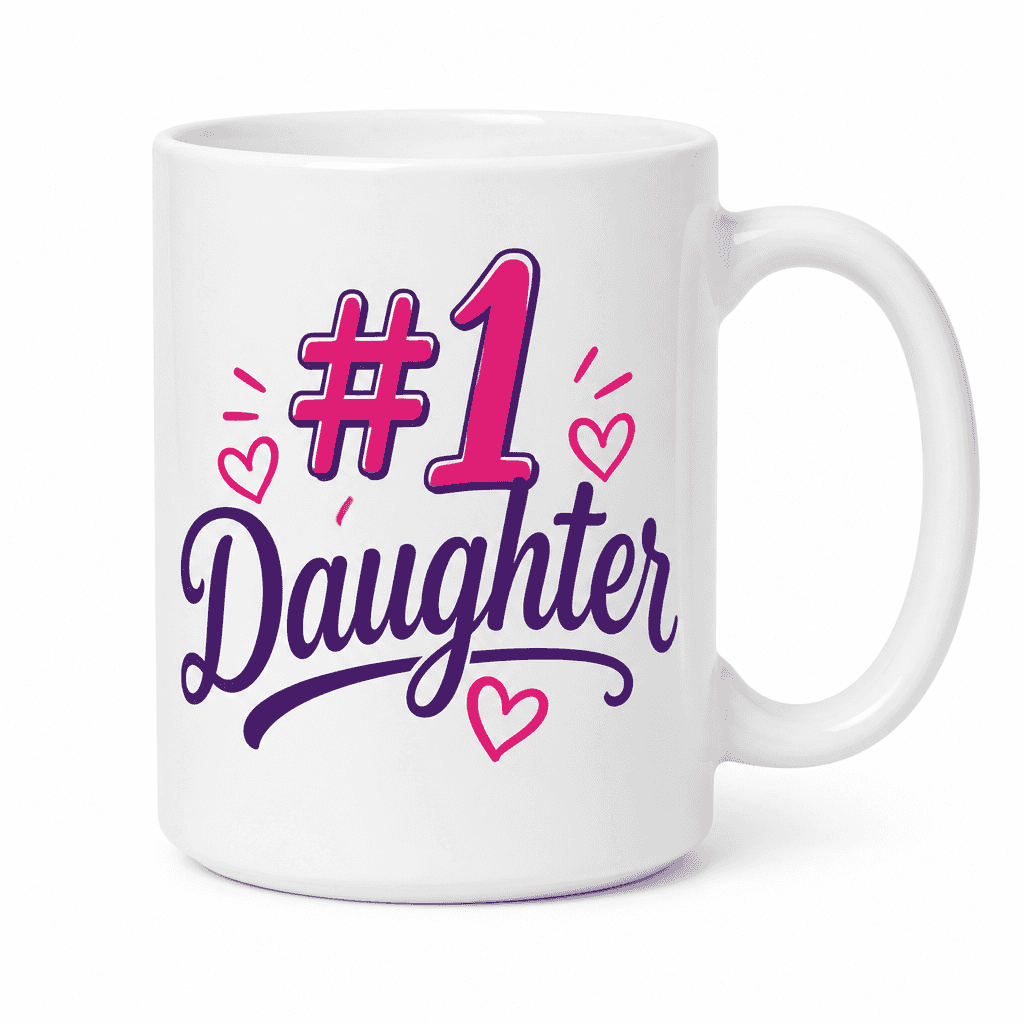 Funny Mug โ #1 Daughter