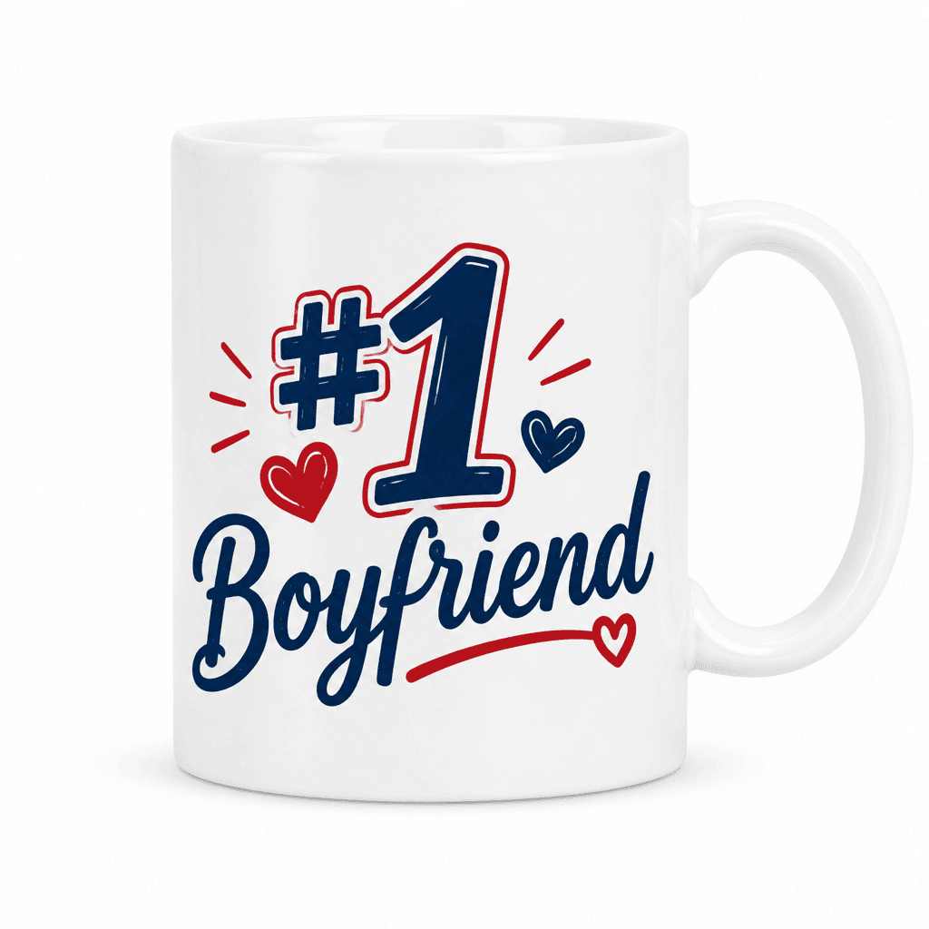 Funny Mug – #1 Boyfriend