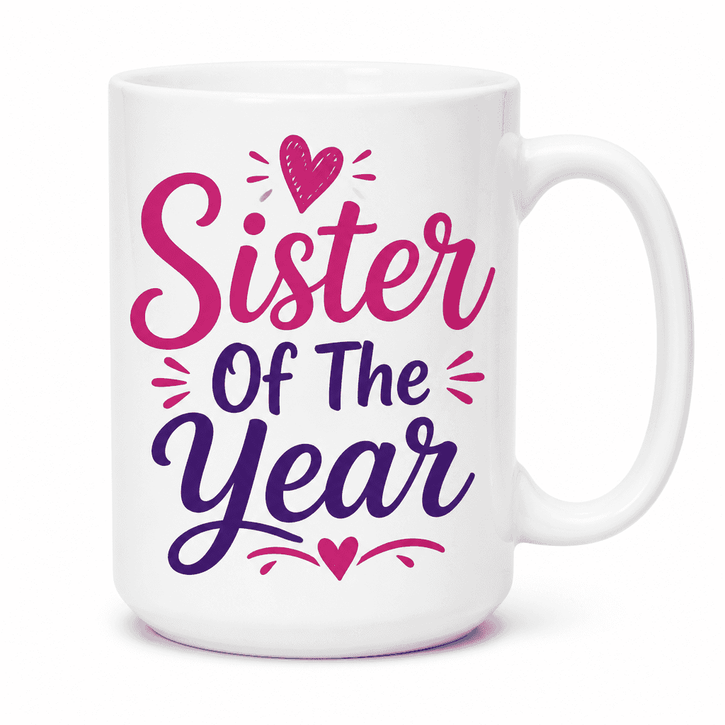 Sister Of The Year Funny Mug