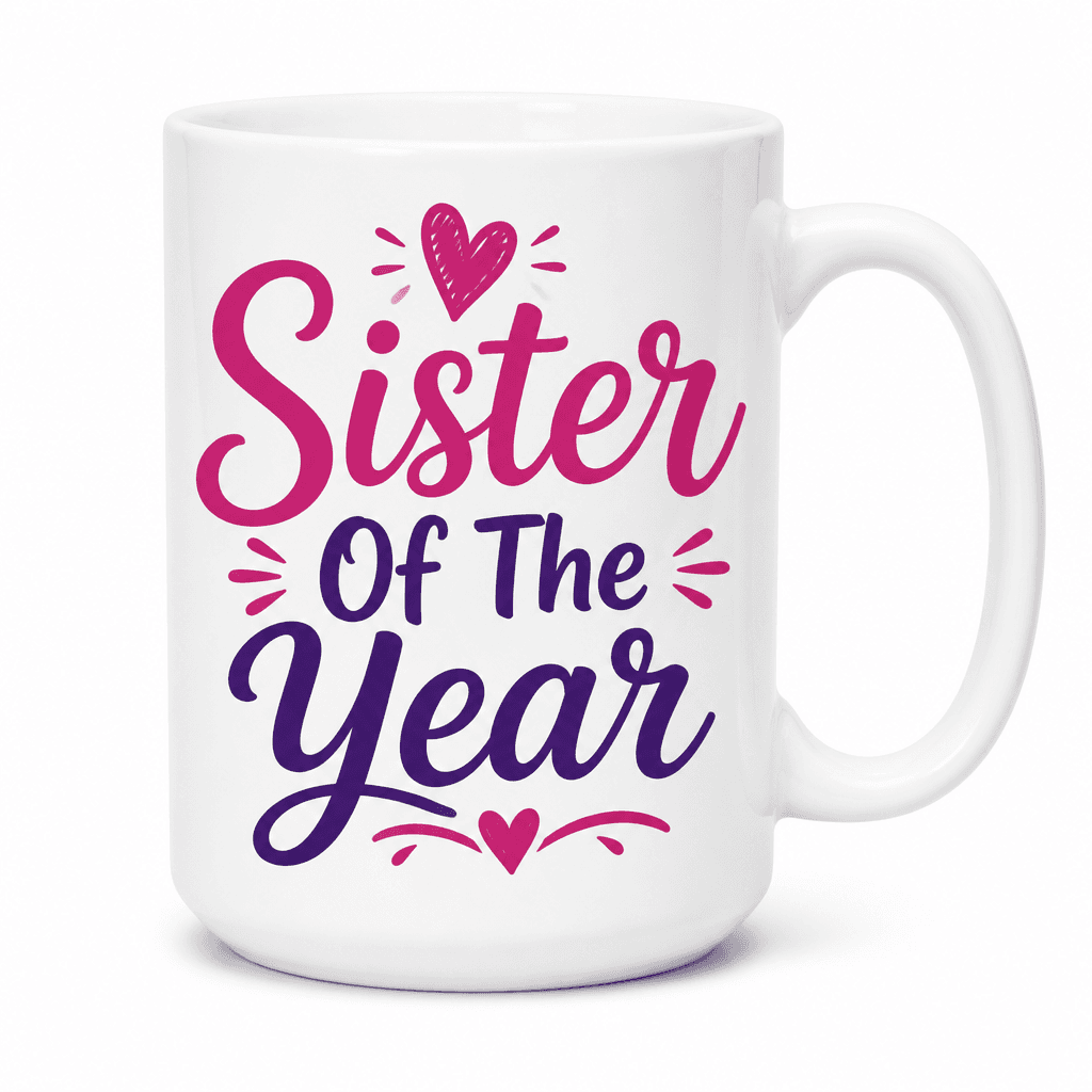 Sister Of The Year Funny Mug