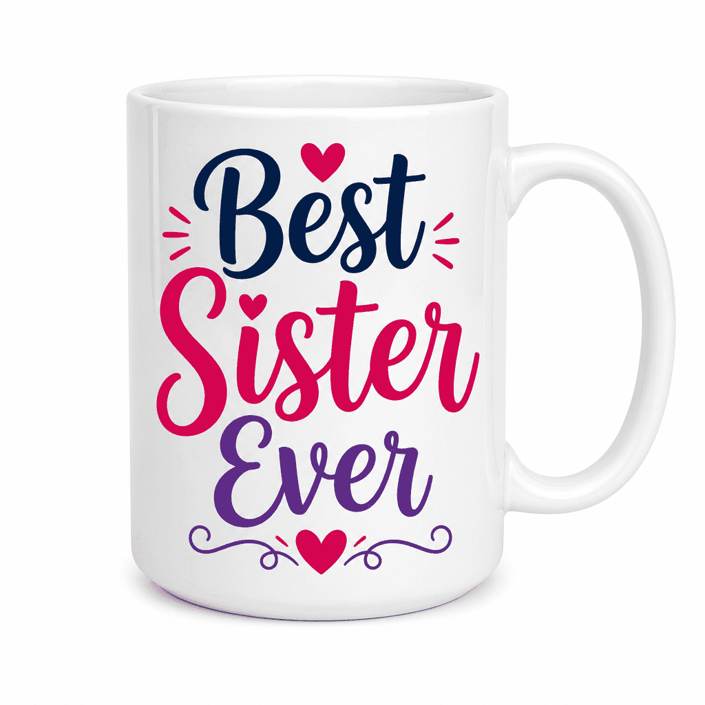 Best Sister Ever Funny Mug
