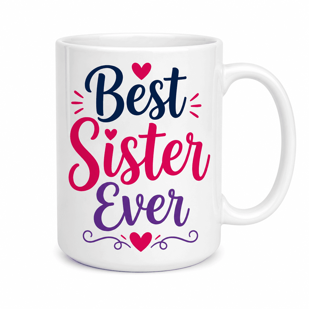 Best Sister Ever Funny Mug