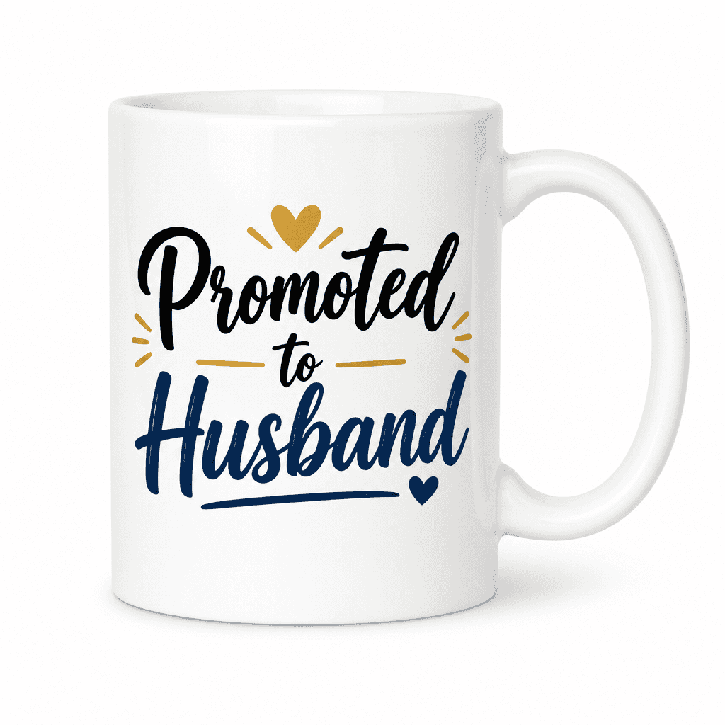 Funny Mug β Promoted to Husband