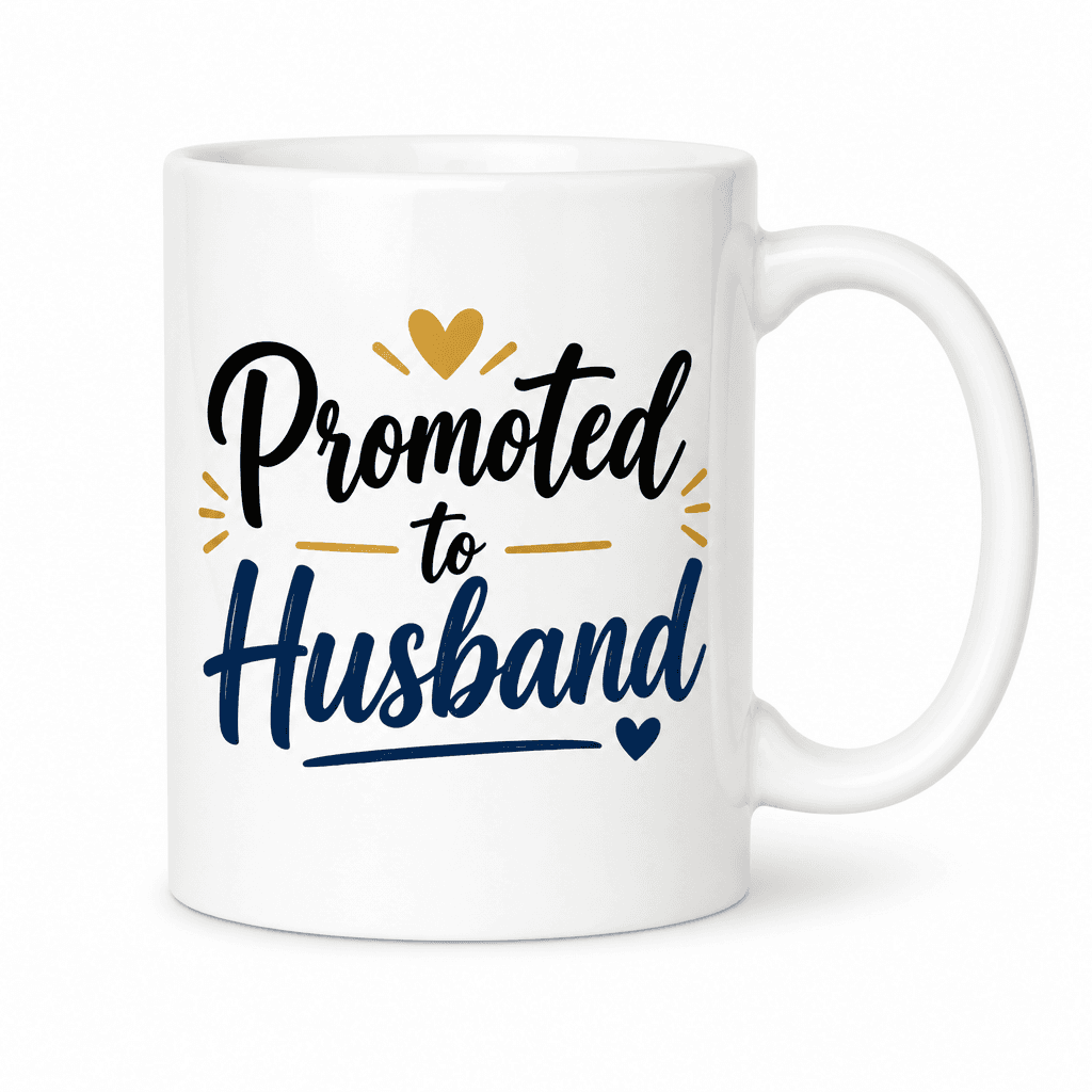 Funny Mug – Promoted to Husband