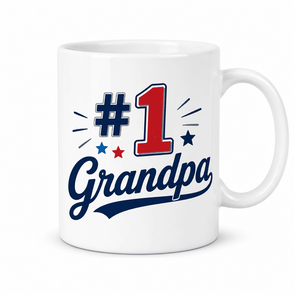 #1 Grandpa Funny Mug