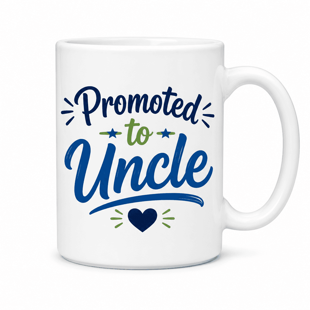 Funny Mug – Promoted to Uncle