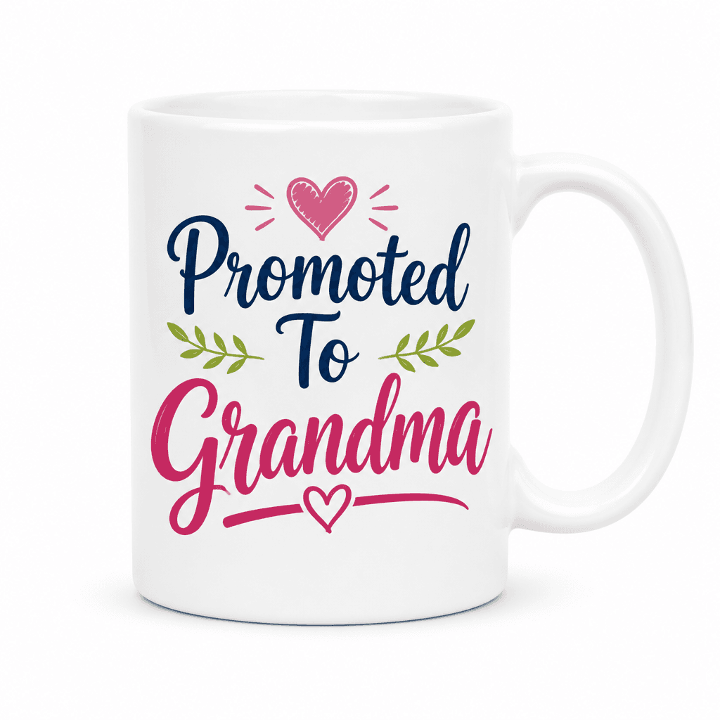 Promoted To Grandma Funny Mug