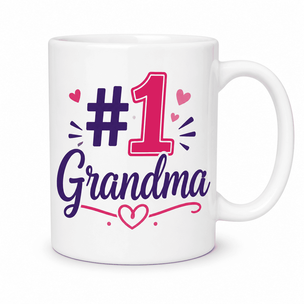 #1 Grandma Funny Mug
