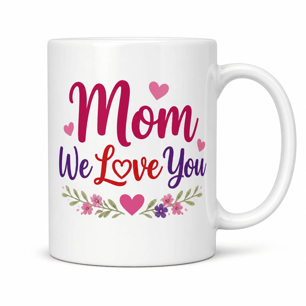 Mom We Love You - Mug
