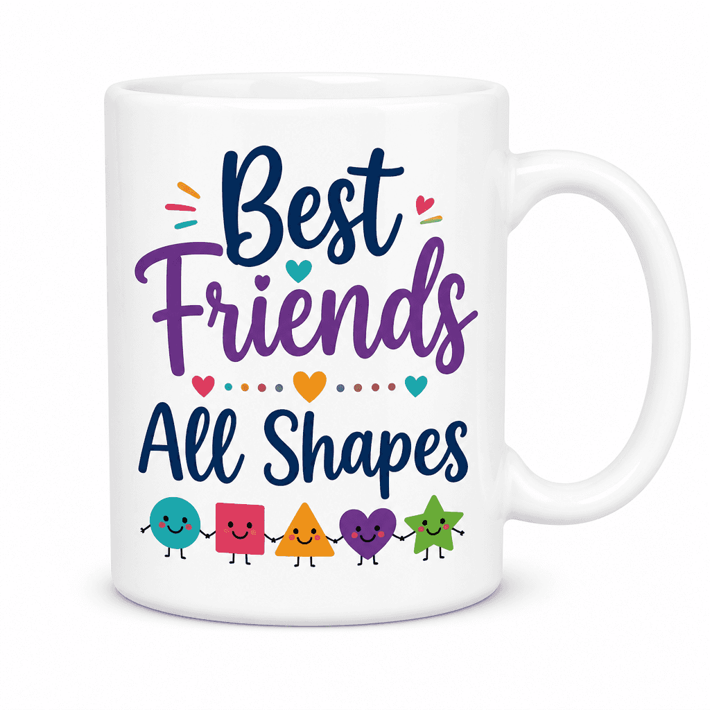 Best Friends All Shapes - Mug