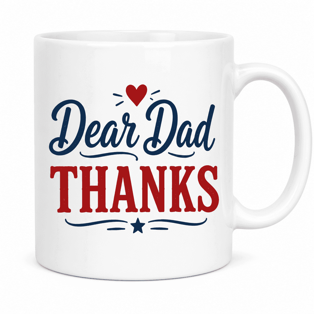 Dear Dad THANKS - Mug
