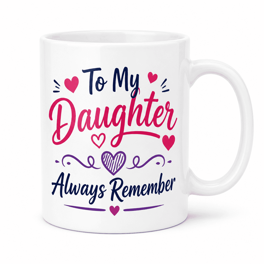 To My Daughter Always Remember - Mug