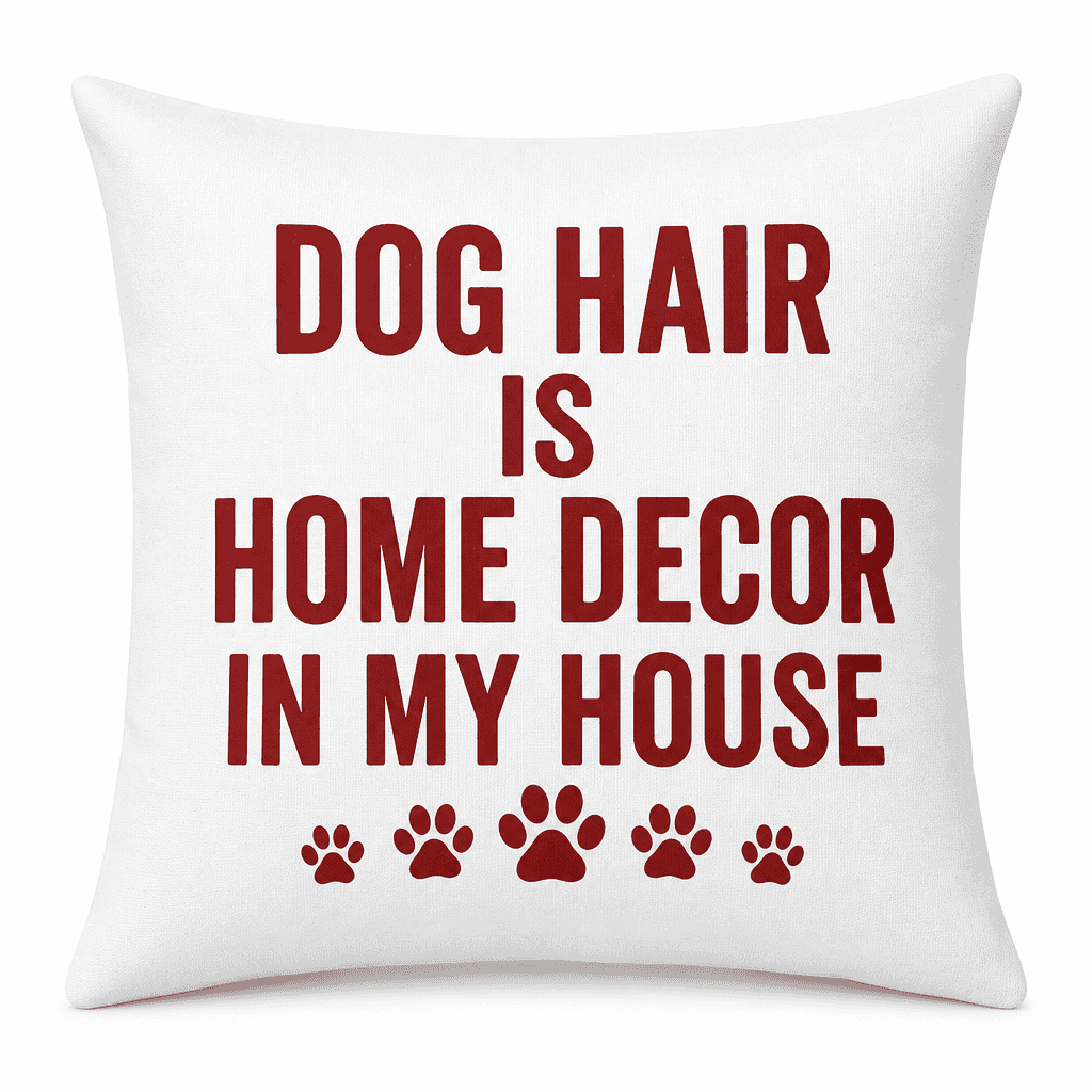 Dog Hair Home Decor - Pillow