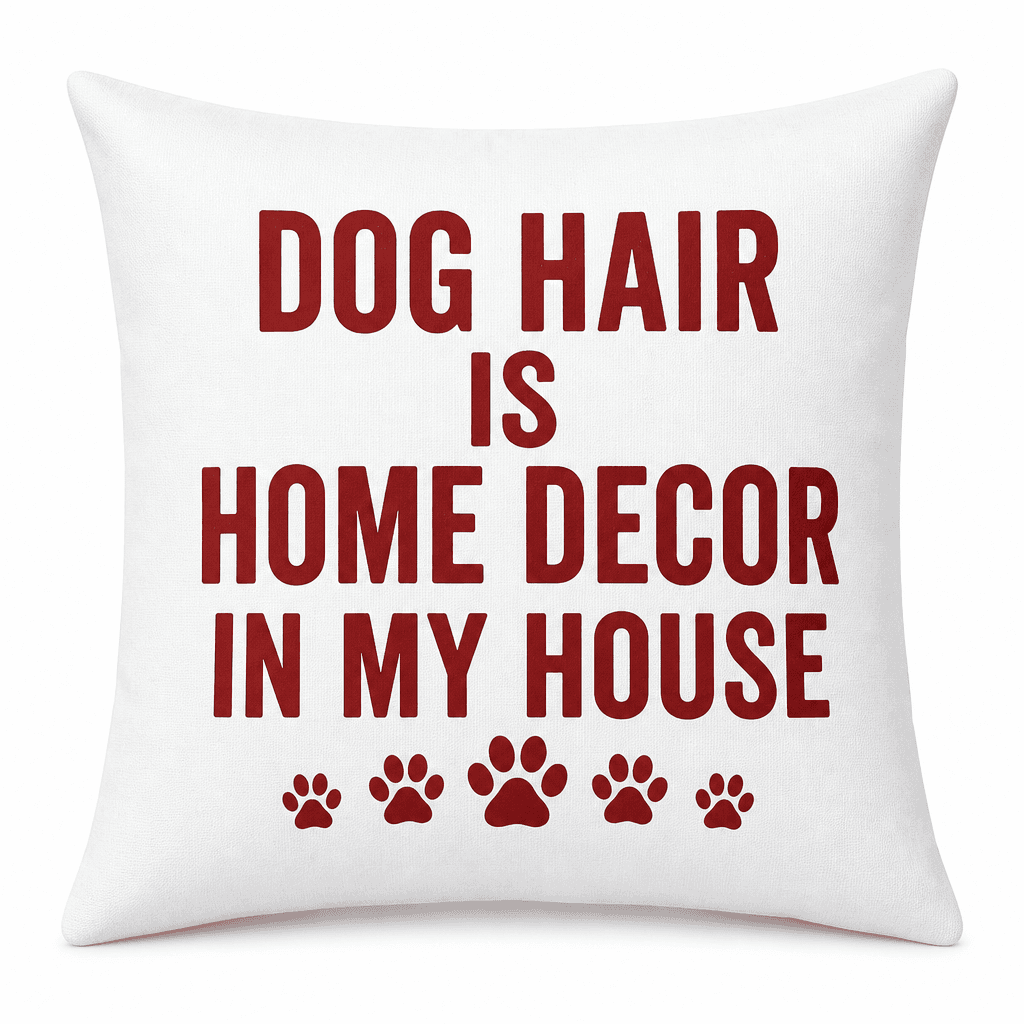 Dog Hair Home Decor - Pillow